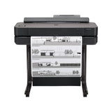 HP DesignJet T650 de 61 cm (5HB08D), Impresora de Gran Formato, Plotter, Estándar A4-A1, 81 impresiones A1/h, Wi-Fi, Ethernet, USB, 2400x1200 dpi, Metal Reciclado, Garantía de 2 Años, HP Click, Negro