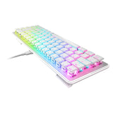 Turtle Beach Vulcan II Mini - 65% Teclado óptico mecánico para Juegos con iluminación RGB Personalizable, tecnología duplicadora de Teclas, Placa de Aluminio, Color Blanco