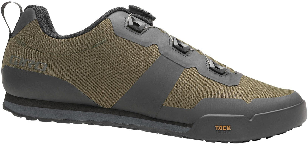 Giro Tracker Zapatillas de Ciclismo de montaa, Unisex Adulto, Trail Green Dark Shadow, 43 EU