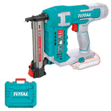 TOTAL - Clavadora a Batería 20V para Hormigón | 2 Clavos| Compatible ST18 | Cargador 65 Clavos | Modelo TCSTLI3805 | Herramienta Eléctrica con Maletín y Clavos Incluidos