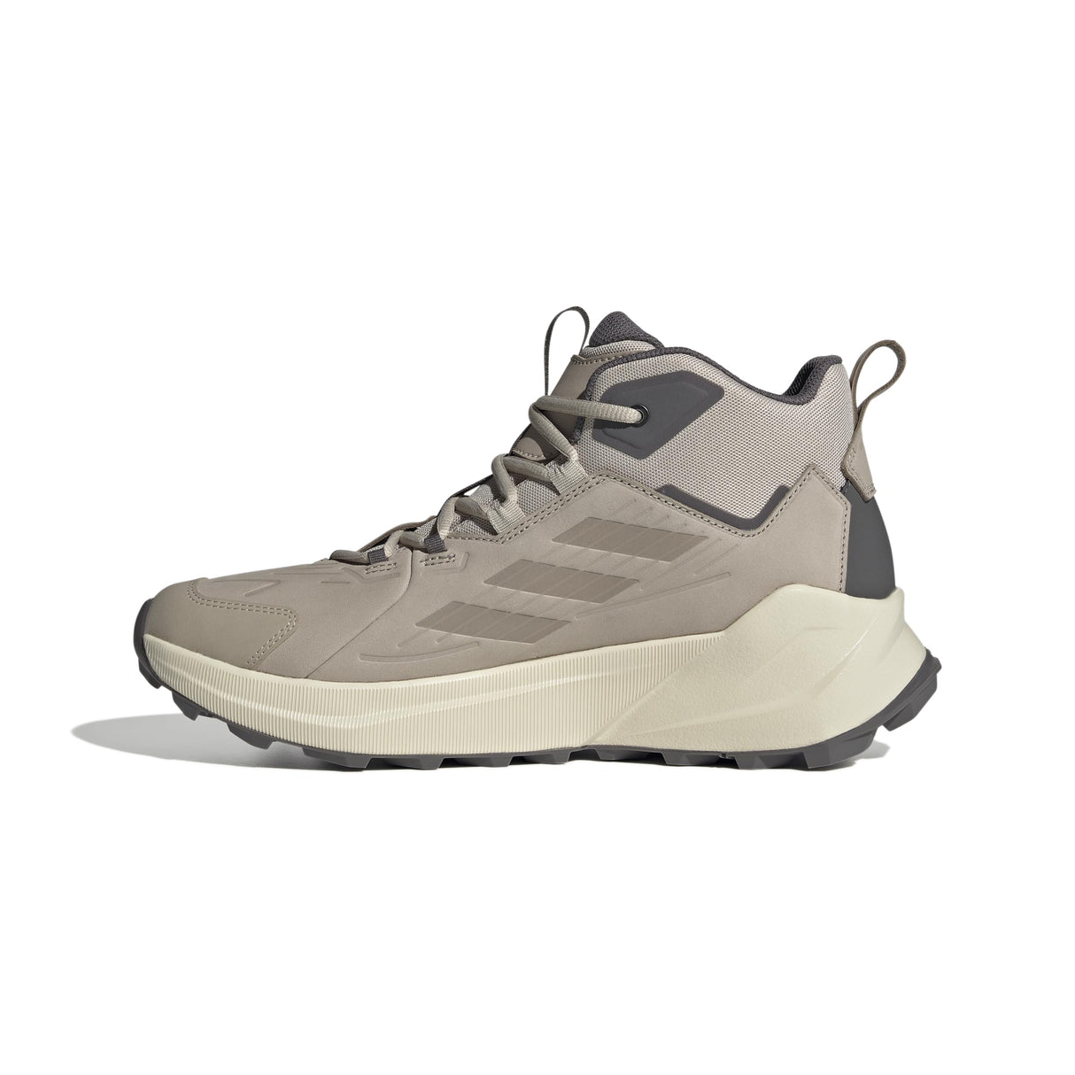 adidas Terrex Trailmaker 2 Mid Leather Hiking Shoes, Zapatos de Senderismo Hombre, Wonder Beige/Wonder Beige/Charcoal, 43 1/3 EU