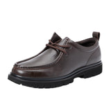 Calvin Klein Náuticos Hombre Hybrid Apron Laceup Shoe Elegantes, Marrón (Dark Brown/Black), 43