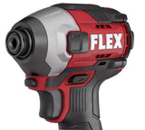 Flex 520764 - Llave de impacto inalámbrica (18 V, ID 1/4", 18,0-EC-HD, sin batería, con expulsión de bits, taladro con motor sin escobillas, alta eficiencia, larga vida útil)