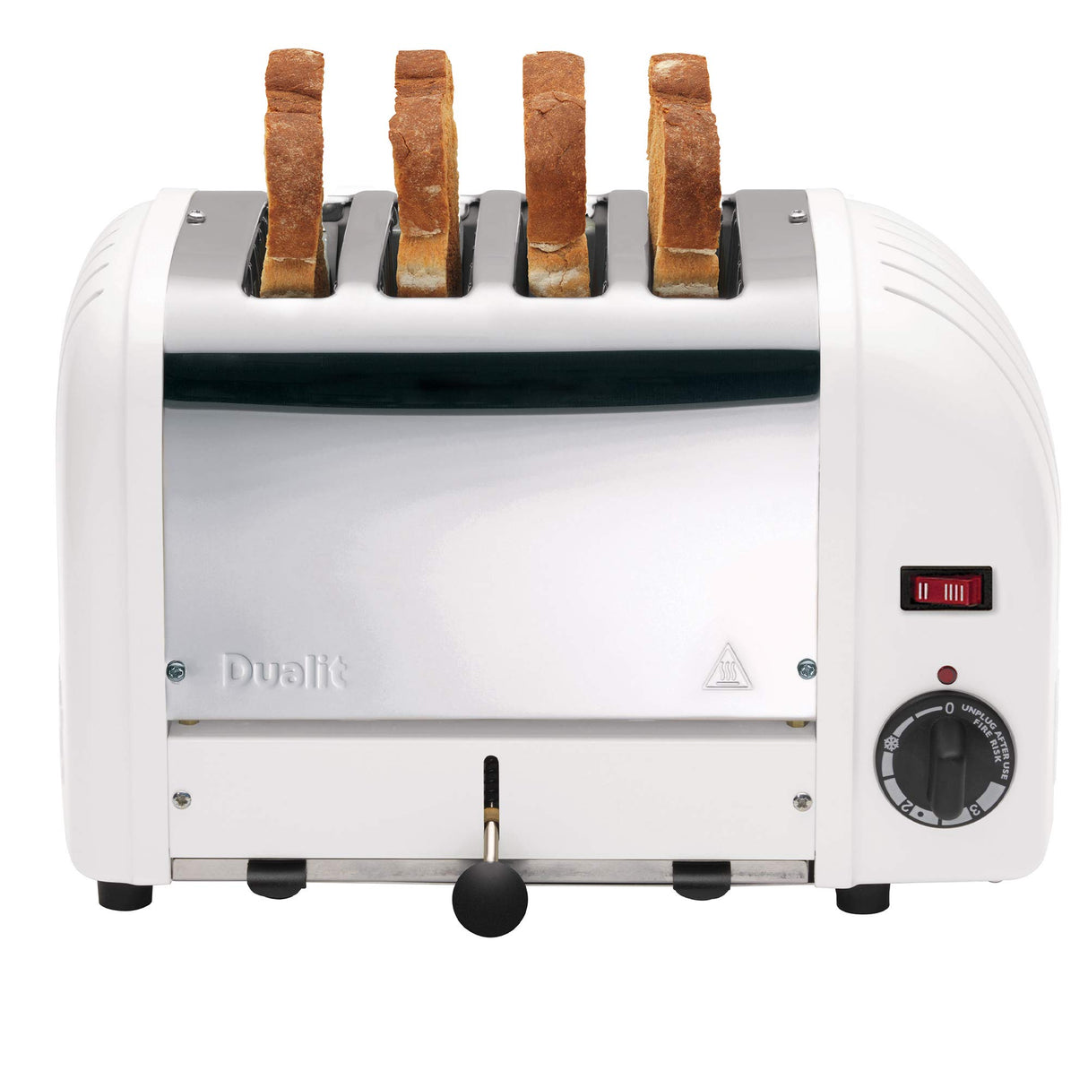 Grille Pain Professionnel Blanc - 4 Tranches - Dualit