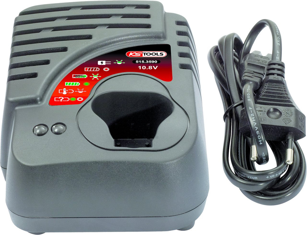 KS Tools 515.3545 Lijadora de batería de alto rendimiento, 22.000 rpm 10,8V, con 1 bateria y 1 cargador