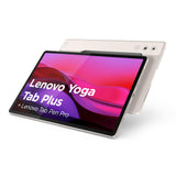 Lenovo Yoga Tab Plus Tablet | Pantalla 3K de 12,7 Pulgadas | Qualcomm Snapdragon 8 Gen 3 | 16 GB de RAM | 256 GB eMMC | Android 15 | Seashell Tab Pen Pro