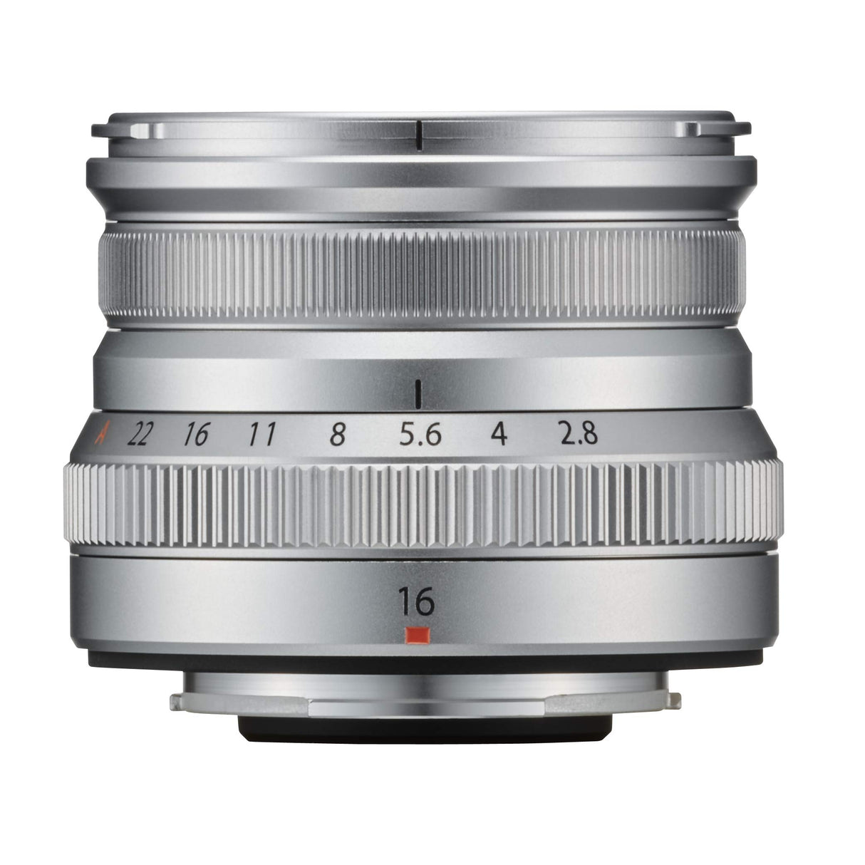 Fujifilm FUJINON XF 16 mm F2.8 R WR, Color Plateado