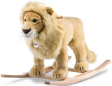 Steiff 48982 Leo - Rey León de peluche balancín color marrón dorado (70 cm) [Importado de Alemania]