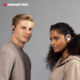 Monster DNA Fit - Auriculares inalámbricos con Arco - Auriculares Bluetooth intraurales - Reductores de Ruido - Resistentes al Agua - Ergonómicos - Negro