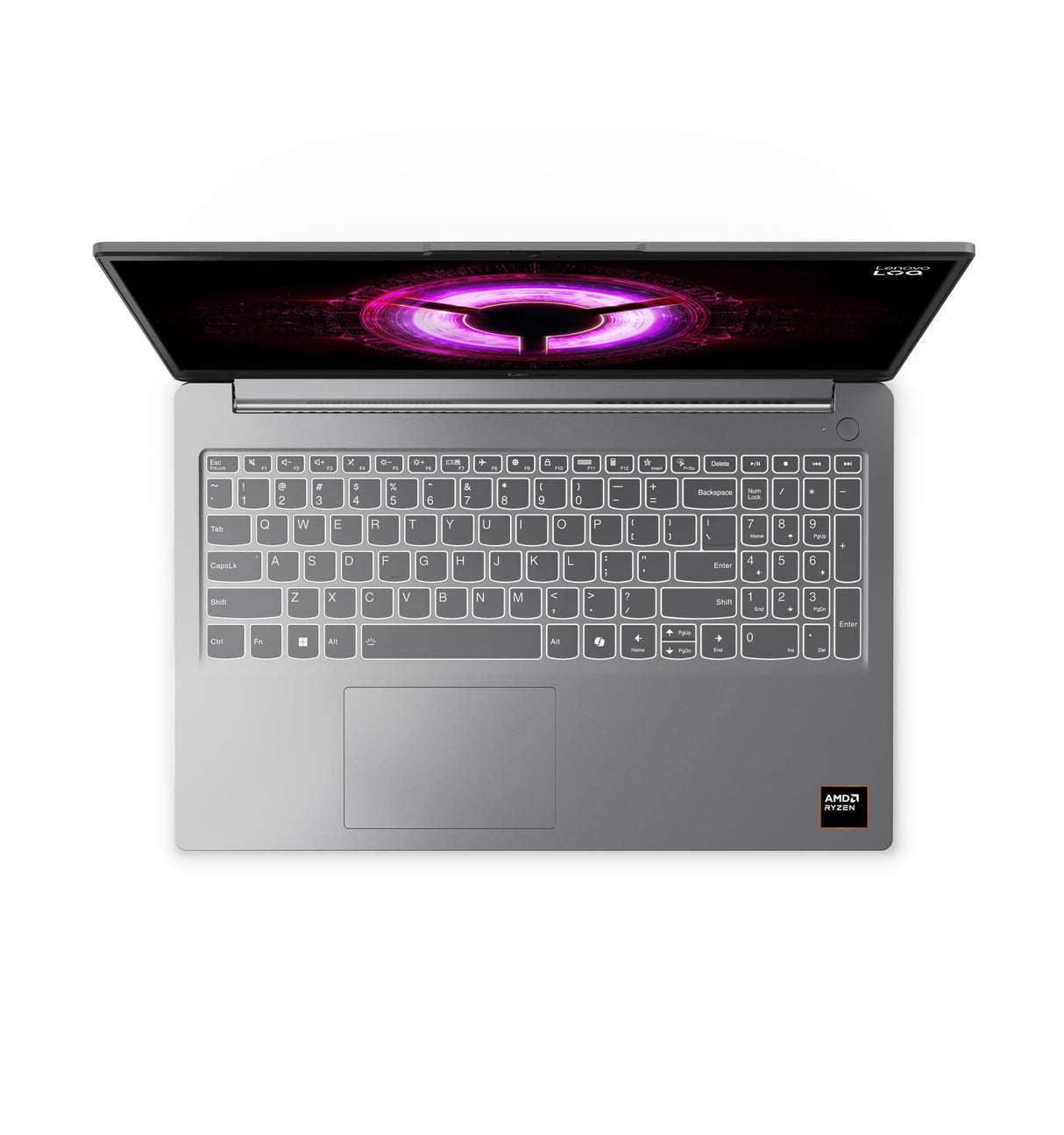 Lenovo LOQ Essential Gen 10 - Ordenador Portátil Gaming IA 15.6" FHD (AMD Ryzen 7 7735HS, NVIDIA GeForce RTX 4050, 16GB RAM, 512GB SSD, 144Hz, Wi-Fi 6, Sin Sistema Operativo) QWERTY Español - Gris