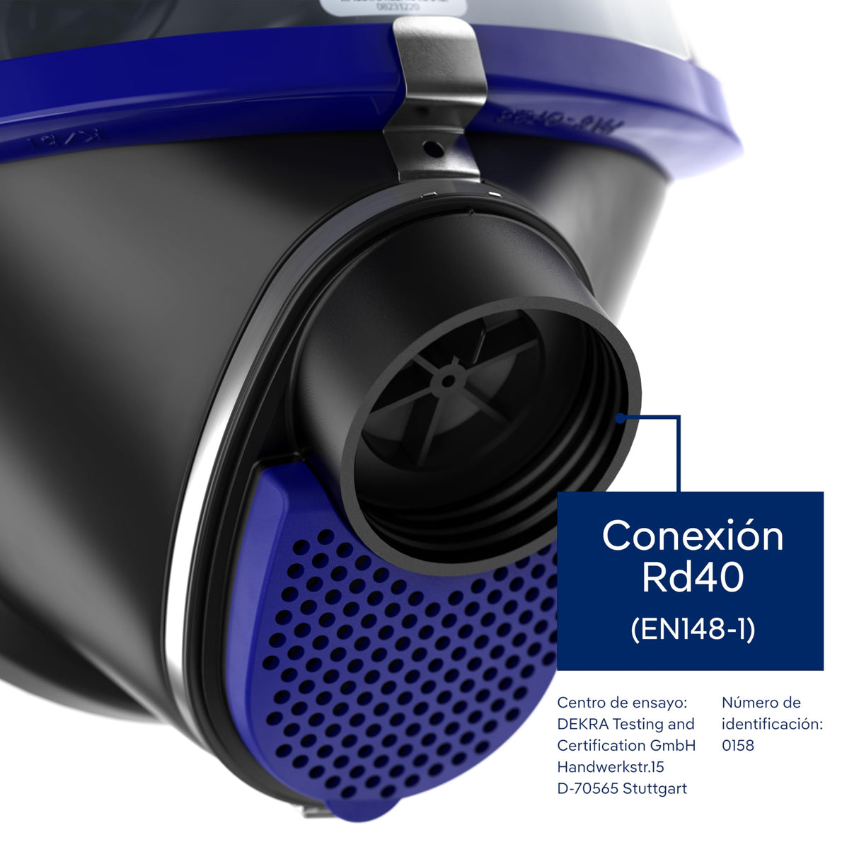 Dräger X-plore 6300 Máscara completa con conexión roscada estándar Rd40 | Para la construcción y la industria