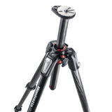 Manfrotto MT055CXPRO3 - Trípode completo (fibra de carbono, 3 secciones), negro