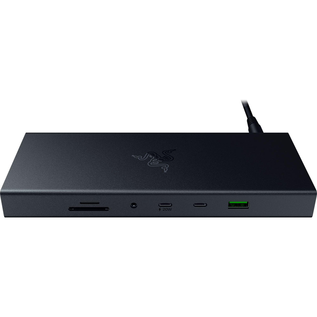 Razer USB 4 Dock - Base de Alta Velocidad para Juegos y productividad - Diseño de 14 Puertos - Soporte de Doble Pantalla, Carga de Dispositivos (3X USB-C, 5X USB-A, HDMI, Gigabit Ethernet) Negro