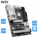MSI PRO Z890-A WIFI Placa base, ATX - Soporta procesadores Intel Core Ultra (Serie 2), LGA 1851 - 90A SPS VRM, DDR5 Memory Boost (9200+ MT/s OC), PCIe 5.0 x16 & 4.0 x16, M.2 Gen5, Wi-Fi 7, 5G LAN
