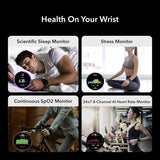 Honor Watch GS 3, Reloj Inteligente con Pantalla Táctil Amoled de 1,4 Pulgadas, Reloj de Fitness con Monitor de Frecuencia Cardíaca, Monitoreo del Sueño y del Oxígeno en Sangre para