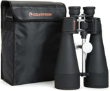 Celestron 71018 SkyMaster 20x80mm Prismáticos Porro Prism con Lente Multicapa, Cristal de Prisma BaK-4 y Funda de Transporte, Negro