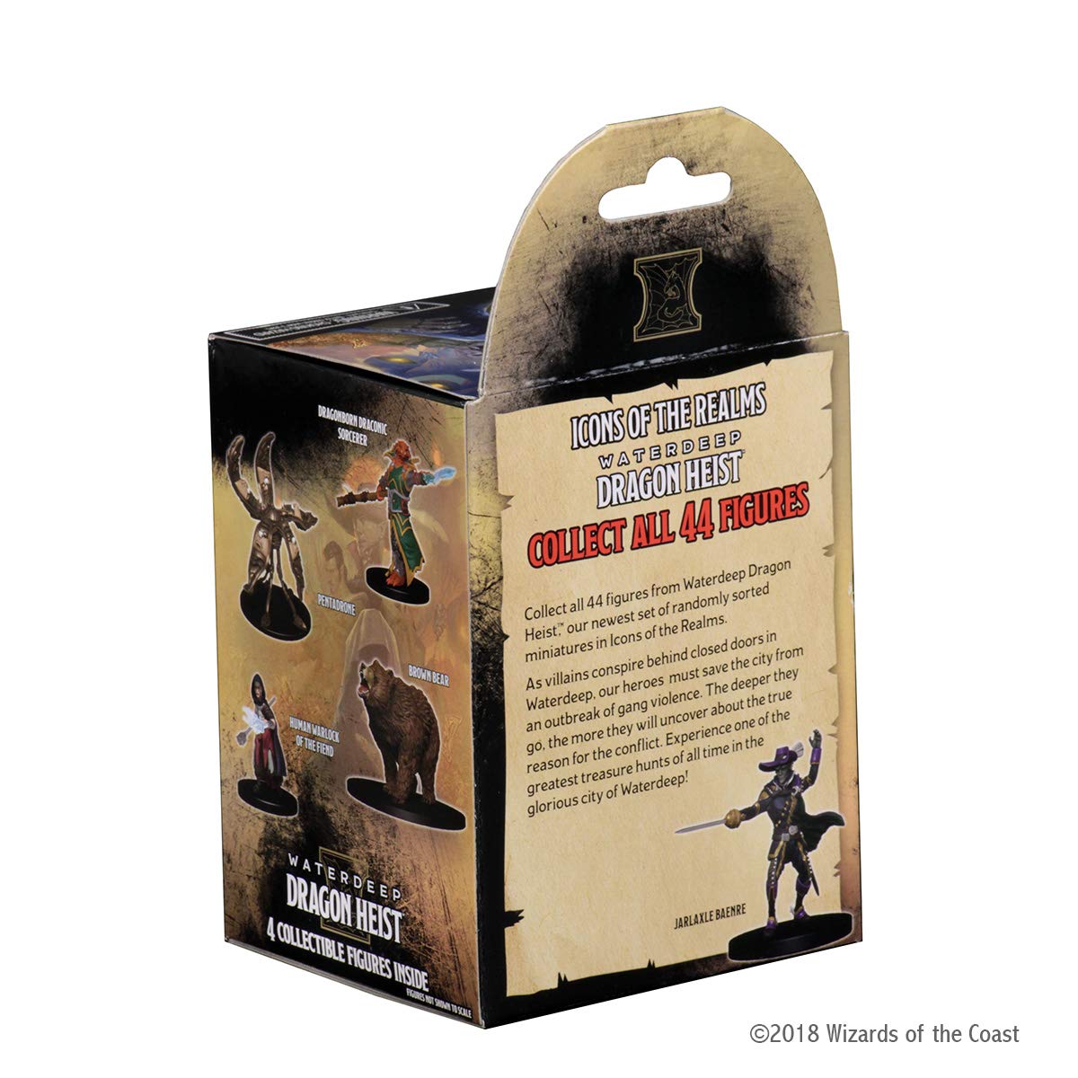 Rubie's WZK73110 D&D Icons of The Realms: Waterdeep Heist Dungeons & Dragons Animales Accesorios, Bayas o Rojo, 4