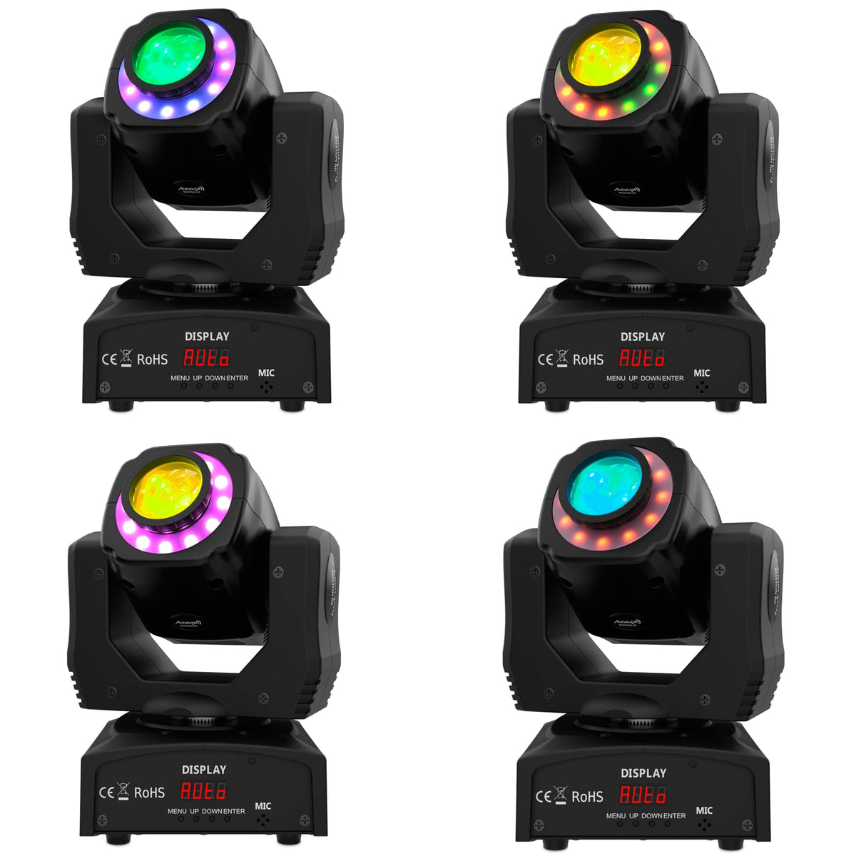 Audibax Boston 60 Ring Cabeza Móvil Spot 60w + Anillo LED