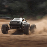 ARRMA Big Rock 6S ARA7612T3 - Coche teledirigido (1/7, Monster Truck 4x4, Motor sin escobillas de más de 100 km/h, Incluye Accesorios), Color Blanco