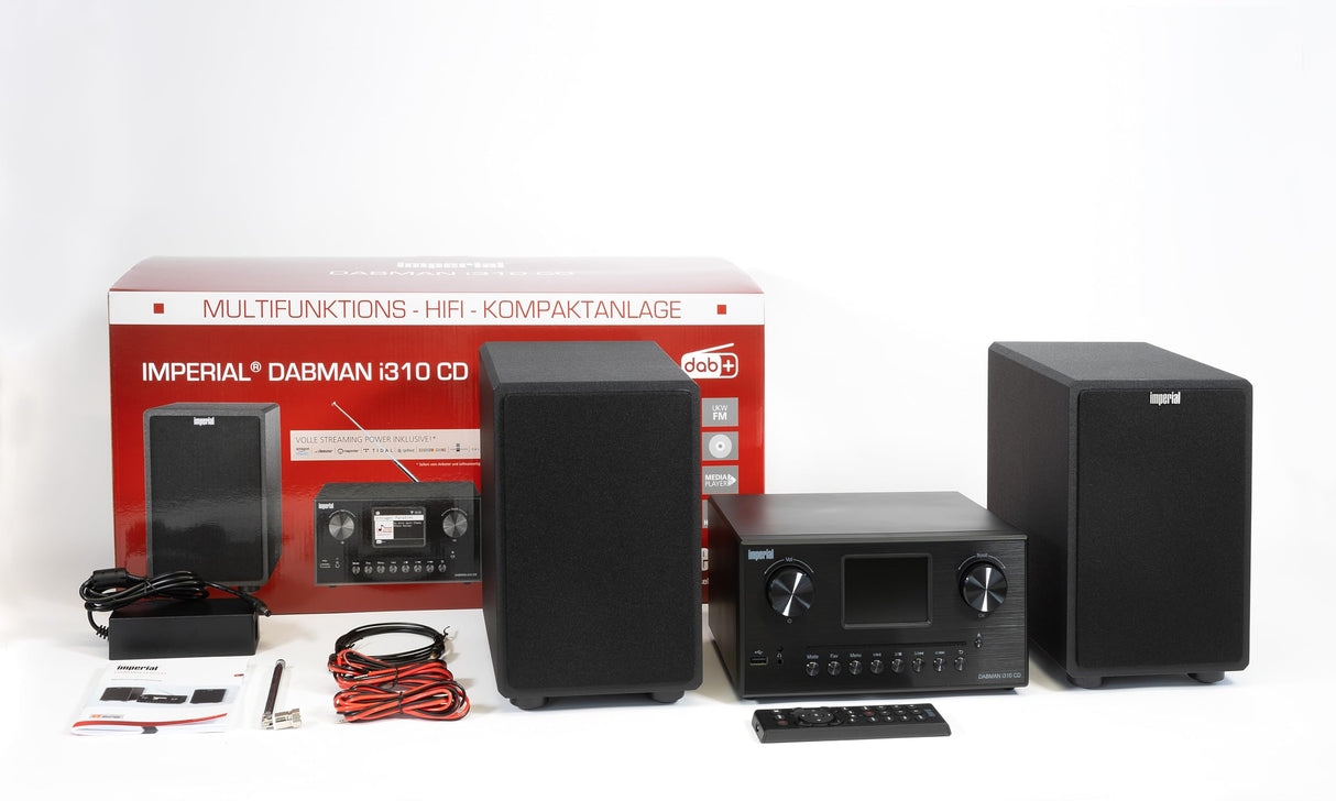Imperial DABMAN i310 CD DAB+/FM/Internet - Sistema HiFi con reproductor de CD