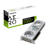 Gigabyte GeForce RTX 5060 Ti Aero OC 8G Tarjeta Gráfica – 8 GB GDDR7, 128 bits, PCI-E 5.0, 2647 MHz Frecuencia del núcleo, 3 x DisplayPort, 1 x HDMI, GV-N506TAERO OC-8GD