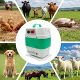 Pastor eléctrico Llampec Mod.16 con batería 12V – 4 J, 9.500 V y 40 km de alcance – Ideal para ganado equino, vacuno, porcino, ovino y animales salvajes – Batería y panel solar no incluidos
