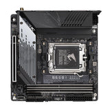 Gigabyte Placa Base B650I AORUS Ultra, Compatible con CPU AMD AM5, VRM Digital 8+2+1, DDR5 de hasta 6400 MHz (OC), 1 PCIe 5.0 + 2 PCIe 4.0 M.2, Wi-Fi 6E, LAN de 2.5 GbE, USB 3.2 Gen 2