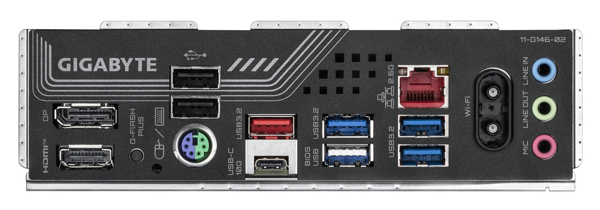 GIGABYTE B850 Gaming X WIFI6E Placa Base - Procesadores AMD Ryzen Serie 9000, VRM Digital de 12+2+2 Fases, hasta 8200MHz DDR5 (OC), 1xPCIe 5.0 + 2xPCIe 4.0 M.2, LAN 2.5G, WiFi 6E, USB 3.2 Gen 2x2