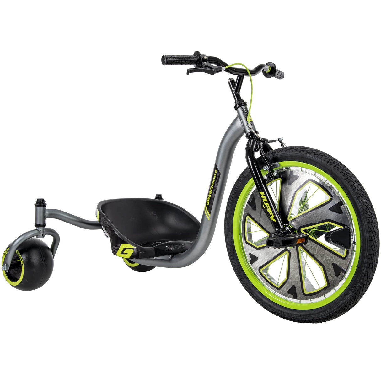 Huffy Green Machine Drift Trike Acrobacias derivas y giros Diversión Acción Llena Emoción Kart