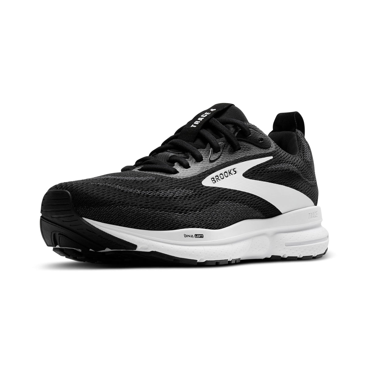 BROOKS Trace 4, Sneaker Mujer, Negro/Gris/Blanco, 39 EU