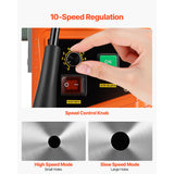 VEVOR Taladro de Núcleo Magnético 1550W Taladrador Magnético Profesional 13000N 500rpm Taladro Magnético Portátil Profundidad 50mm Diámetro de Perforación 50mm Sistema de Perforación Electromagnética