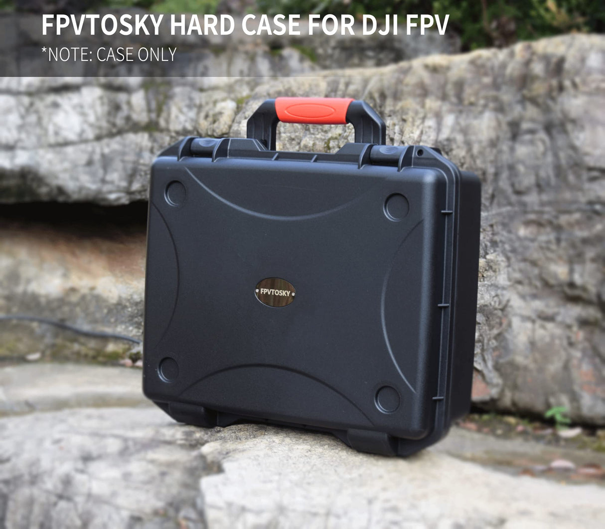FPVtosky Maleta Profesional para dji FPV - Estuche de Transporte para dji FPV Fly More Combo - Capacidad para 5 Baterías, 2 Juegos de Hélices [Drones y Accesorios No Incluidos]