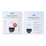 PNI Cámara de videovigilancia House IP575 5MP WiFi, Zoom óptico 20x, Lente varifocal