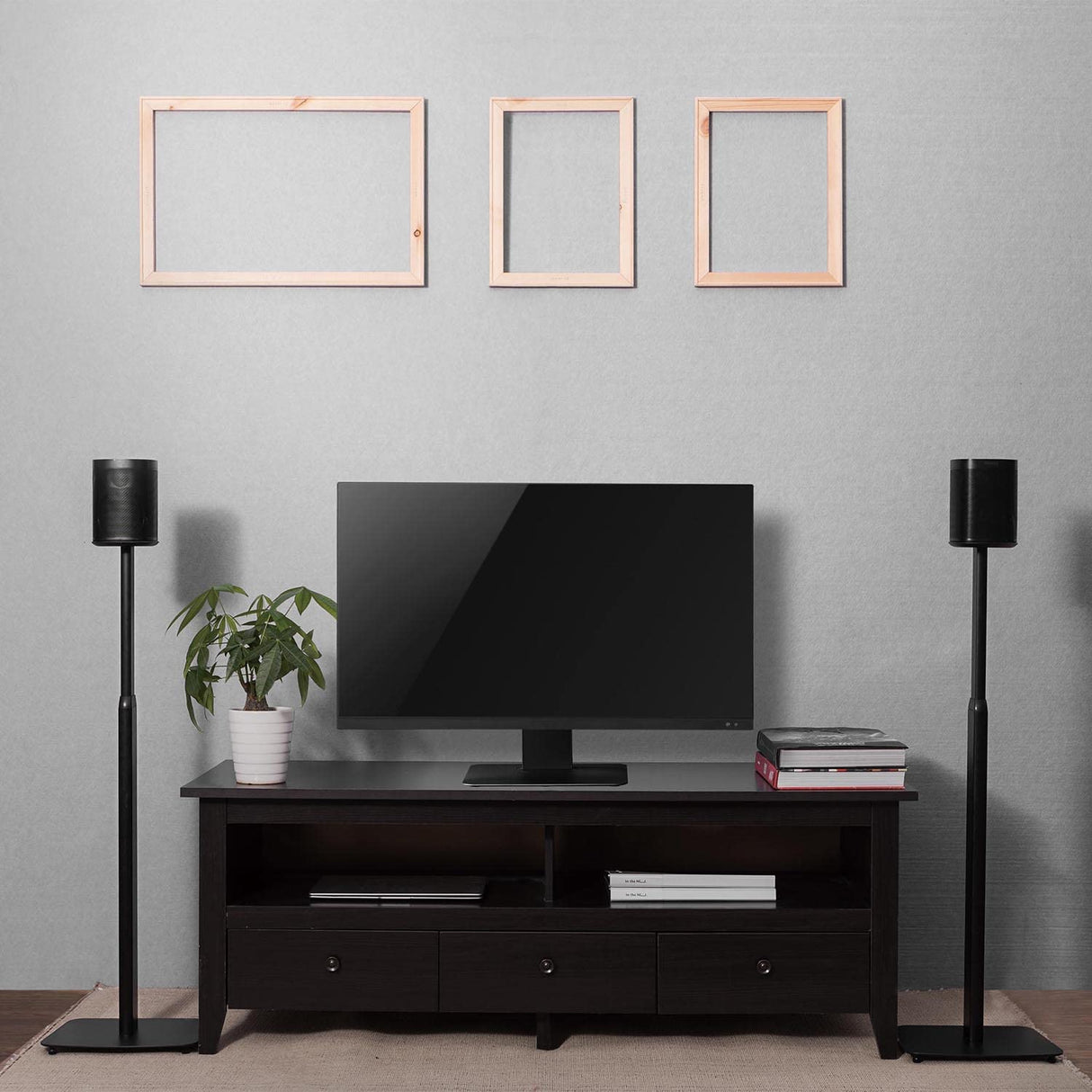 Maclean MC-896 Soporte de Suelo para el Altavoz Sonos One/Sonos/One SL, (1)