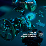 Thrustmaster TX Racing Wheel Leather Edition, Volante y Pedales, Xbox Series X|S, Force Feedback - UK Version