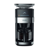 Krups Grind and Brew KM8328 cafetera de filtro con molinillo, 1.25 L, 10 - 15 tazas, cafetera automática, molinillo cónico, café en grano, café molido, panel de control digital LED