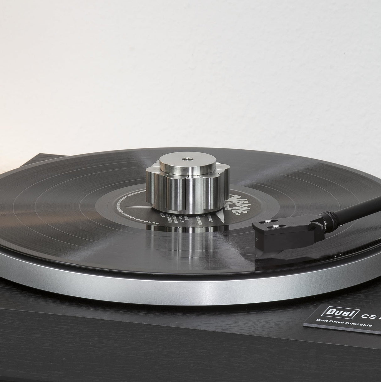 Dynavox Estabilizador para Tocadiscos PST450, Peso de Discos de Vinilo Acero Inoxidable, Ajustable de 280 g a 450 g