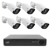 Paquete de videovigilancia NVR PNI House IP716 y 6 cámaras PNI IP125, 5MP