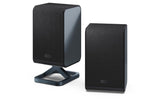 Sharp HT-SPR52021(BK) Pareja de Altavoces Traseros inalámbricos 1.0.1 para conectar a tu Barra de Sonido Q para Experiencia Mejorada, Sonido Envolvente, Dolby Atmos y DTS:X, P. MAX 200W, Negro