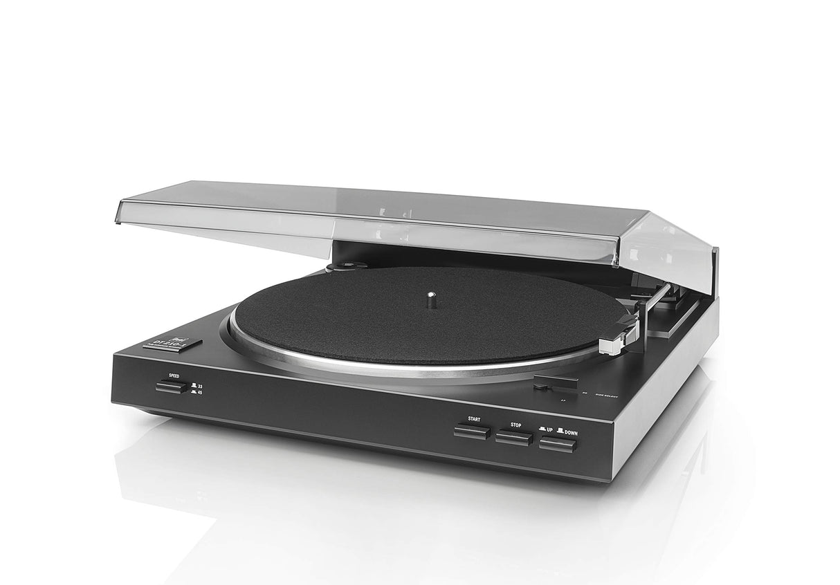 Dual DT 210 USB - Tocadiscos para equipo de audio (USB, 35/45 rpm), color negro