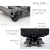 Hobby Gift Hobbygift Bolsa de Almacenamiento para máquina de Coser, Tela, Negro, L