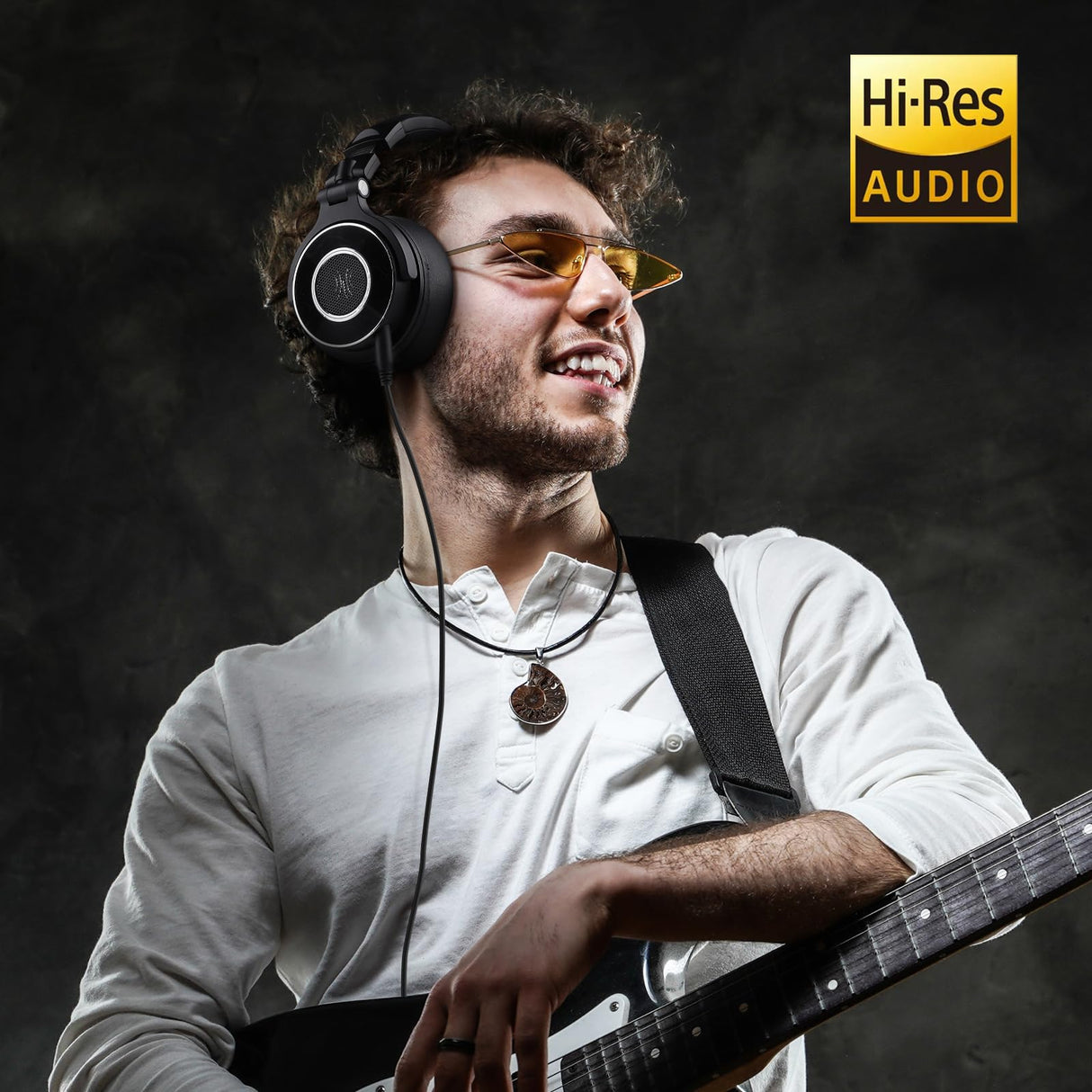 OneOdio Monitor 60 - Auriculares Profesionales de Estudio, Cascos Hi-Res con 50mm Controladores, Audífonos Cerrados con Cable Desmontable (3,5 mm / 6,35 mm) para DJ, Podcast, Grabación, Móvil, PC