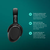 Epos Auriculares inalámbricos Adapt 660 USB-C – Bluetooth, ANC híbrido, Certificado UC, reducción de Ruido, batería 30 h, conexión Dual, Sonido estéreo Premium, Comodidad sobre Oreja, Negro