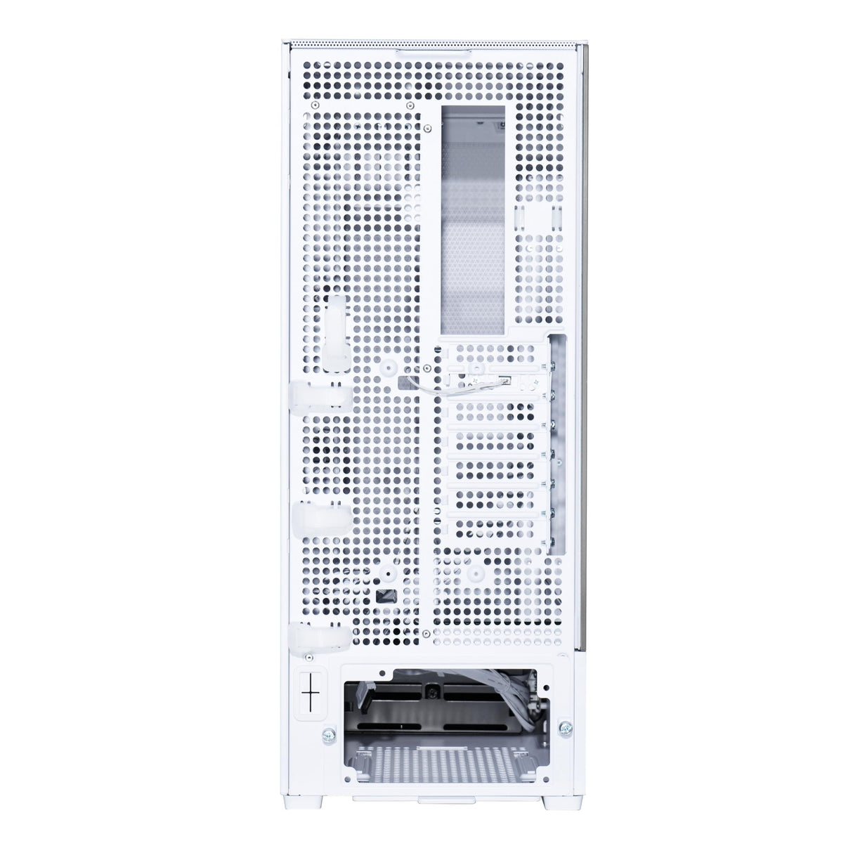 Lian Li Sup 01 Mid-Tower - Carcasa de policarbonato de Aluminio, Color Blanco
