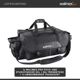 Walimex pro Bolso fotografía y de estudio (tamaño XXL), negro