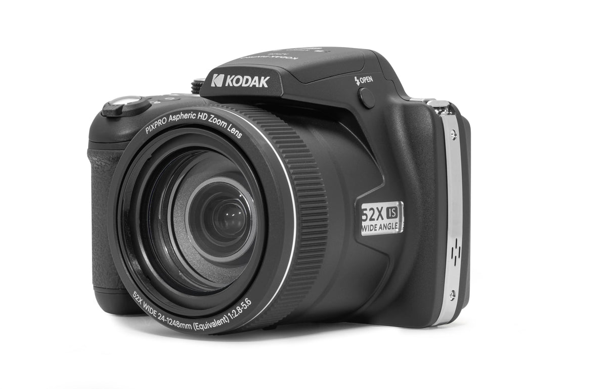 KODAK Pixpro Astro Zoom AZ405 - Cámara Digital Bridge, Zoom 40x, Gran Angular de 24 mm, 20 MP, Pantalla LCD de 3", Video Full HD 1080p, Estabilización Óptica de Imagen (OIS), Pilas AA - Blanco