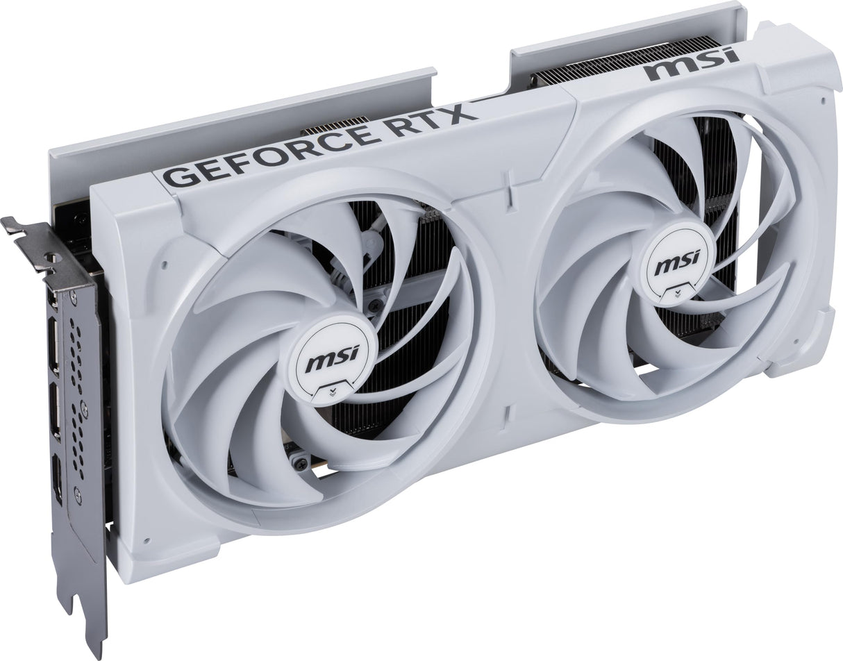 MSI Gaming RTX 5070 12G Ventus 2X OC White Tarjeta gráfica (12 GB GDDR7, 192 bits, Rendimiento Extremo: 2557 MHz, DisplayPort x3 2.1a, HDMI 2.1b, NVIDIA Blackwell Architecture)