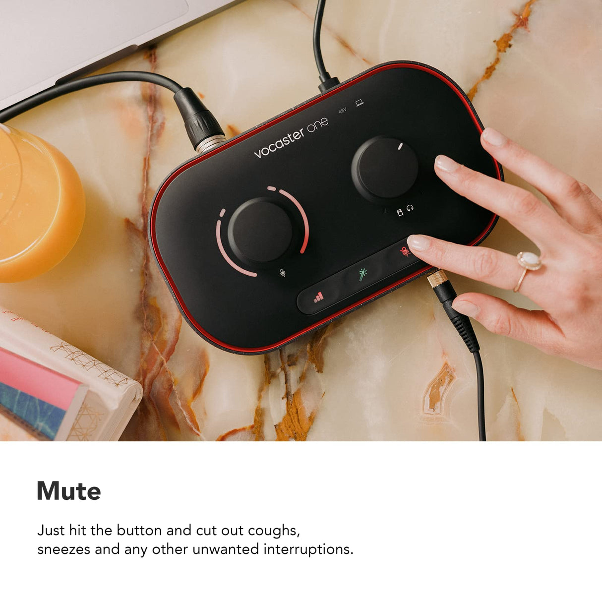 Focusrite Audio Interface, Black, Vocaster One