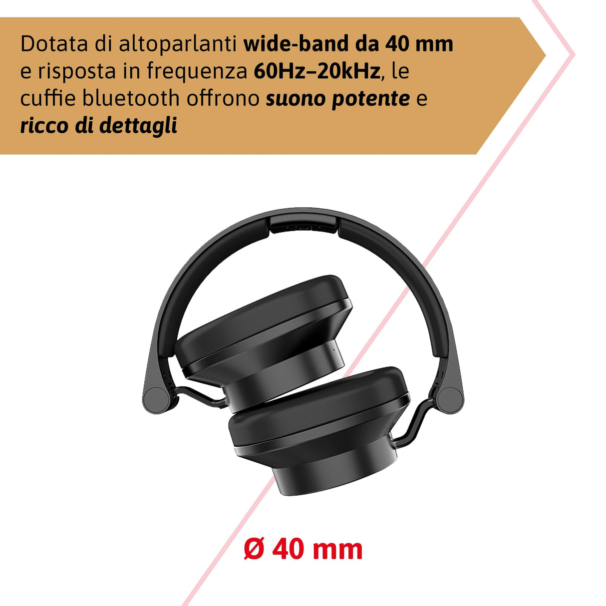 IRRADIO IR-SIGMA PLUS, Juego de auriculares inalámbricos BT para TV, música y juegos. Audio inmersivo, ecualización selectiva, modo BT o cableado, escucha compartida, distancia de transmisión hasta 30