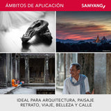 Samyang SA3702 - Objetivo MF para cámara Nikon Z (85 mm, F1.4) negro